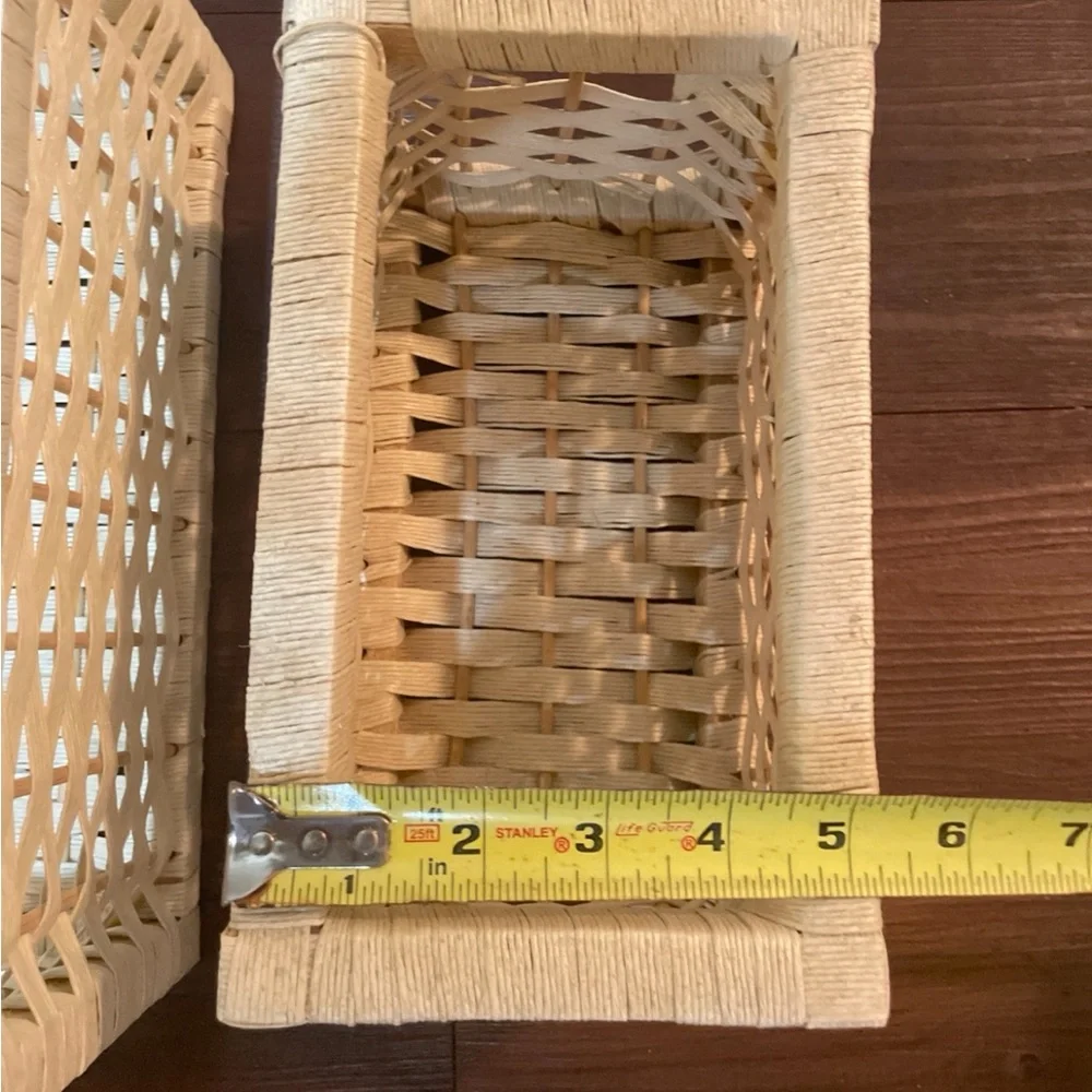 Pier One imports nesting baskets Set of 2 - cream